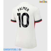 Camisa de time de futebol Chelsea Cole Palmer #10 Replicas 2º Equipamento Feminina 2025-26 Manga Curta
